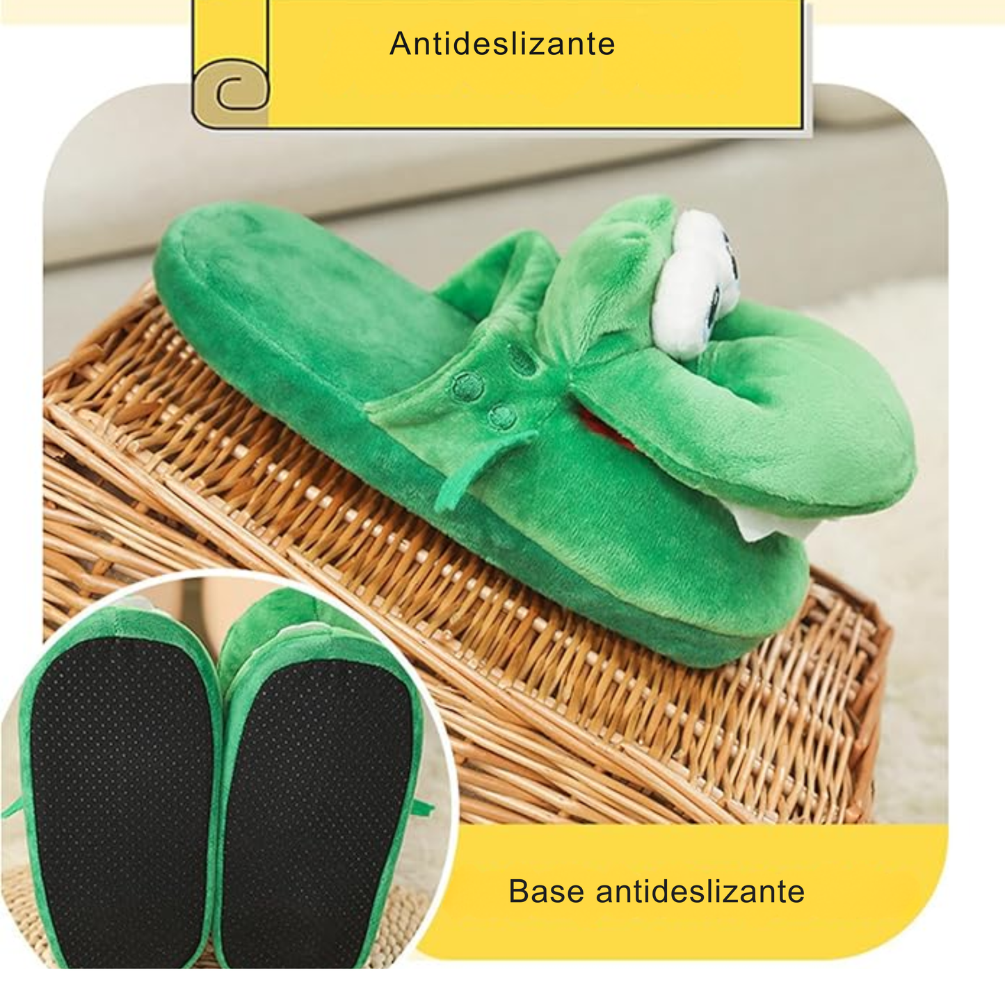 Pantuflas de Cocodrilo Animadas